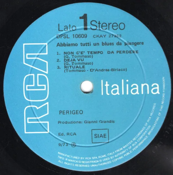 Abbiamo Tutti Un Blues Da Piangere
