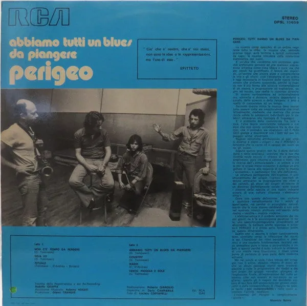 Abbiamo Tutti Un Blues Da Piangere