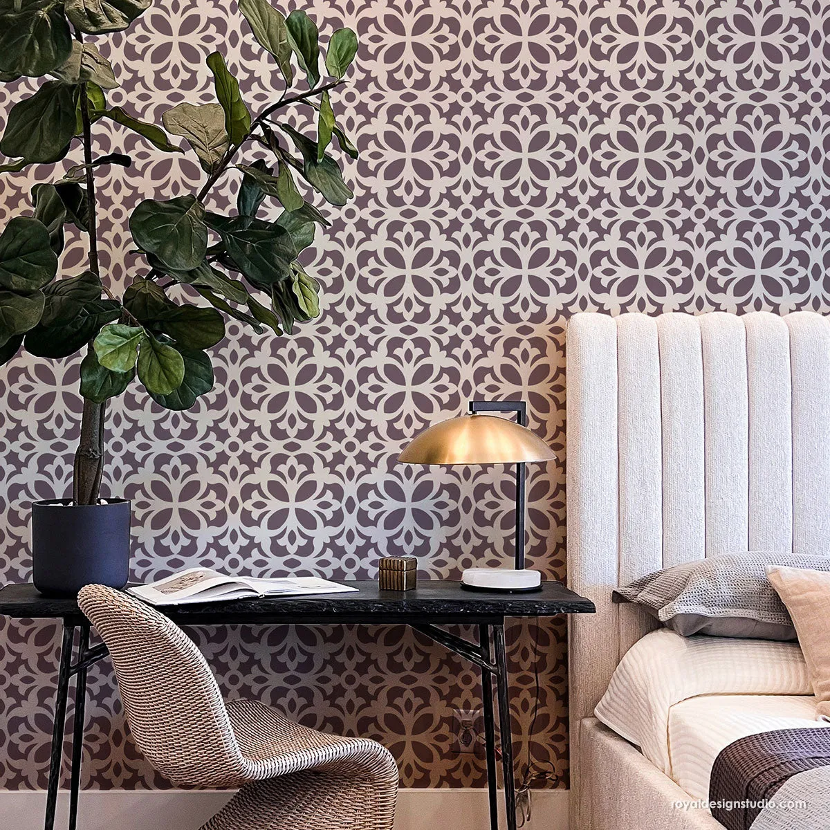 Alicante Allover Tile Stencil