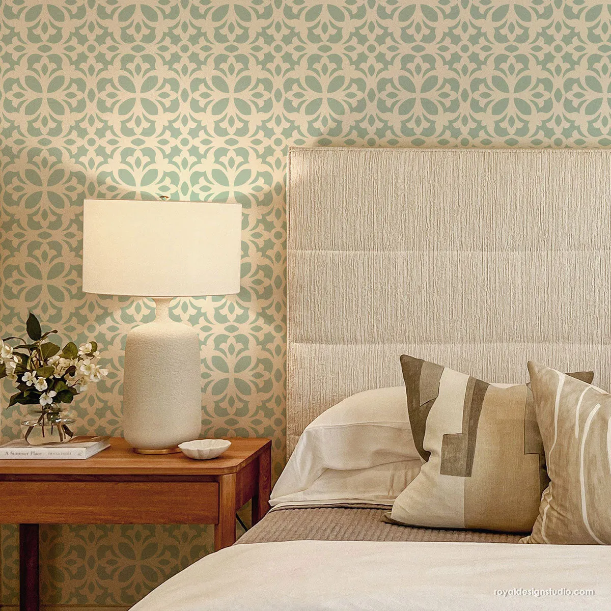 Alicante Allover Tile Stencil