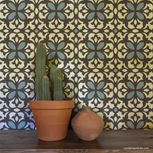 Alicante Tile Stencil