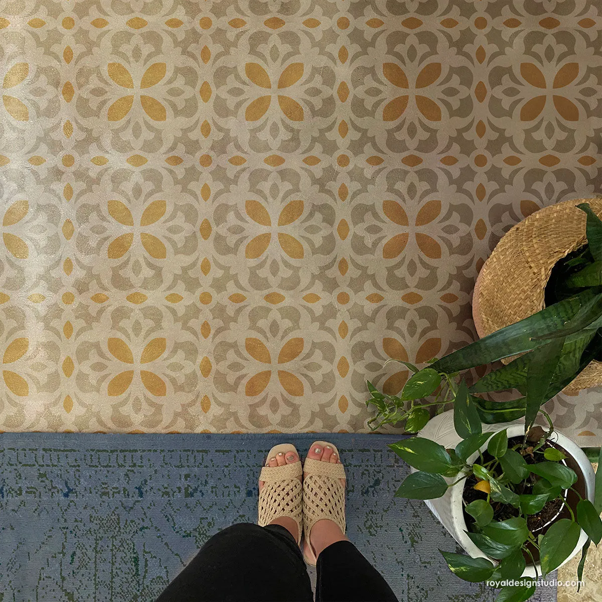 Alicante Tile Stencil