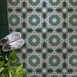 Almeria Allover Tile Stencil