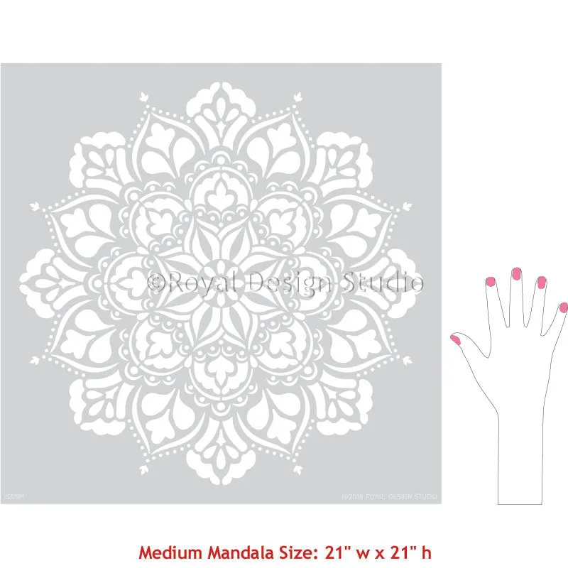 Ananda Mandala Stencil