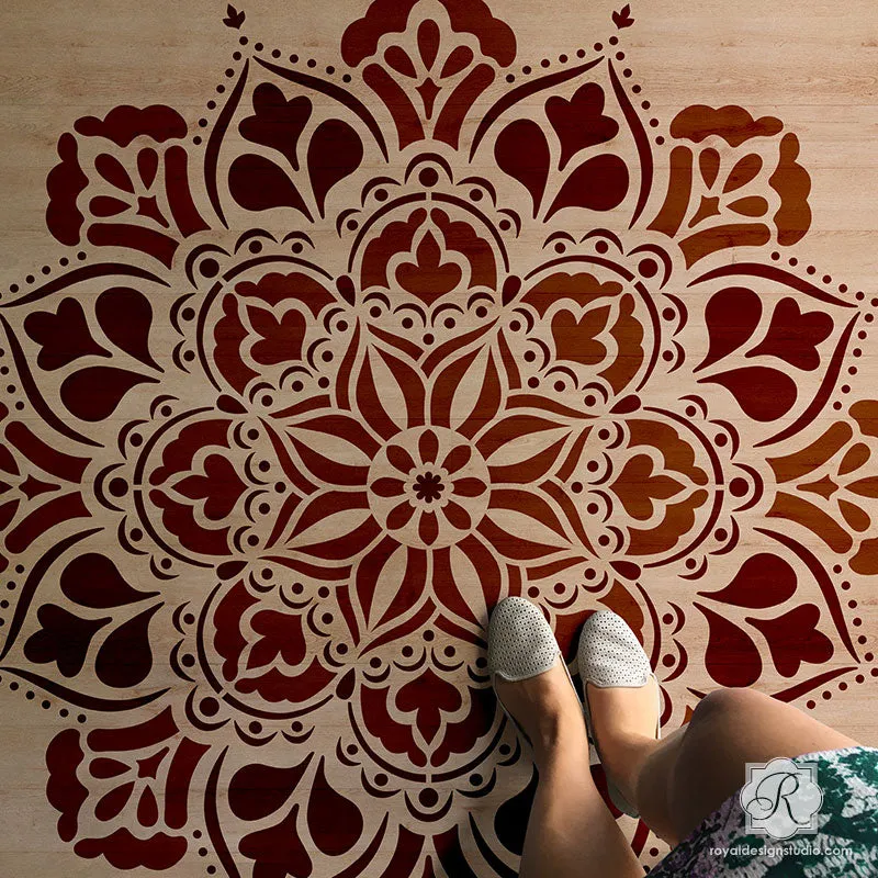 Ananda Mandala Stencil