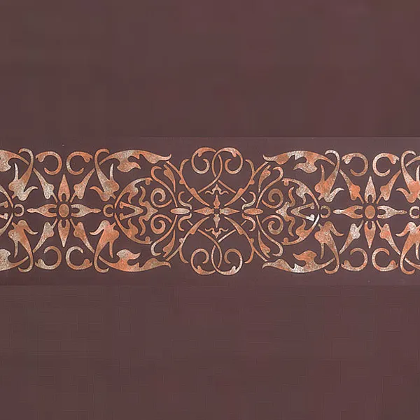 Arabesque Border Stencil
