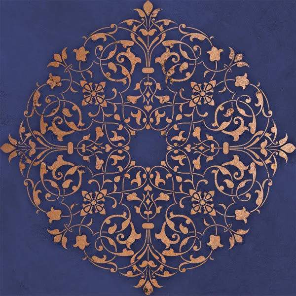 Arabesque Ceiling Medallion Stencil