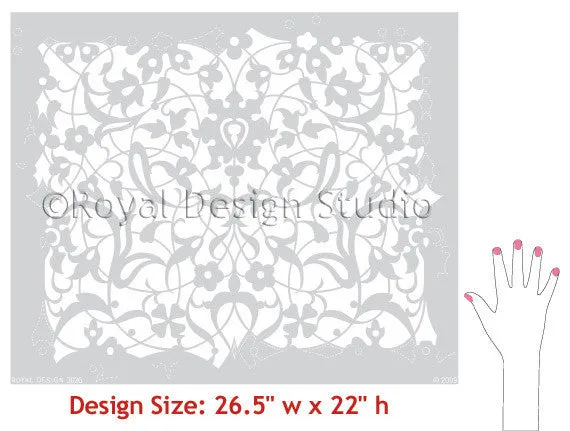 Arabesque Moroccan Stencil