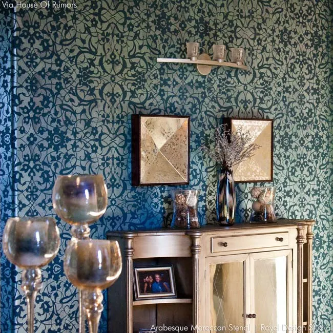 Arabesque Moroccan Stencil