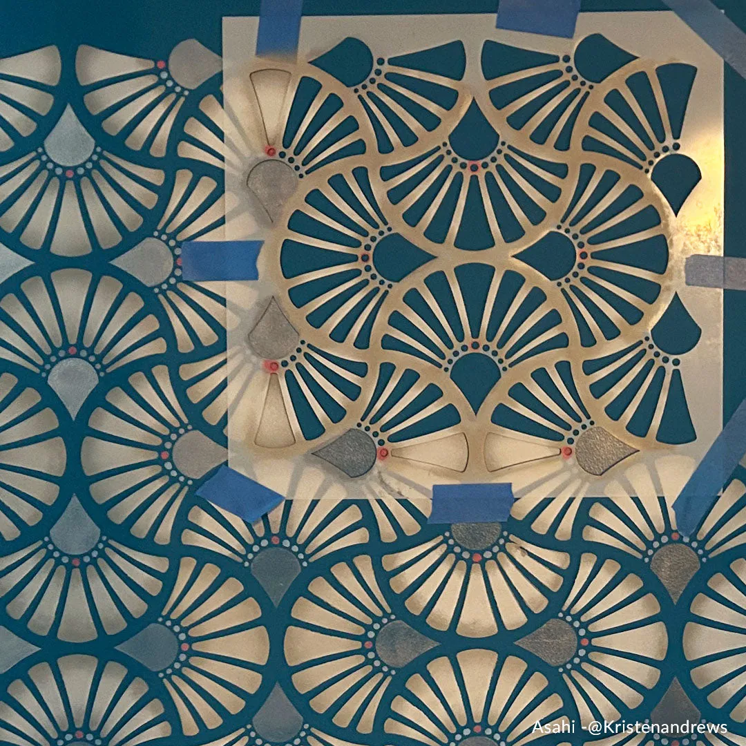 Asahi Wall Stencil