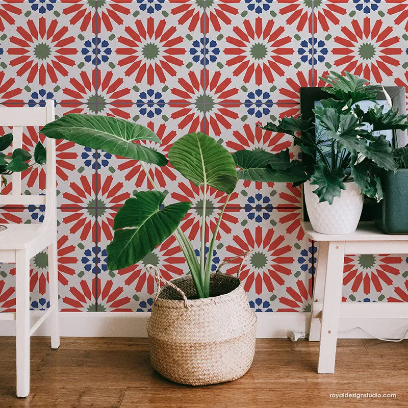 Baraka Tile Stencil