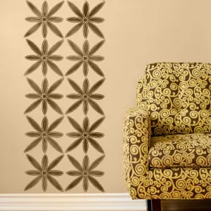 Barka Flower Wall Stencil