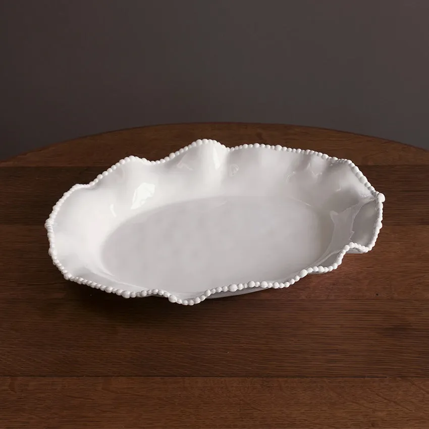 Beatriz Ball | Vida Alegria Oval Platter - White