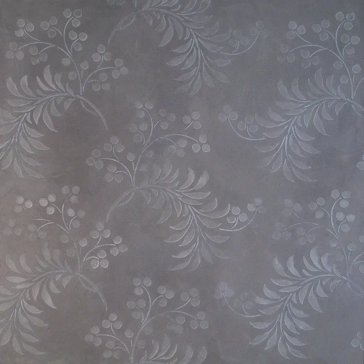 Berry Romantic Floral Stencil