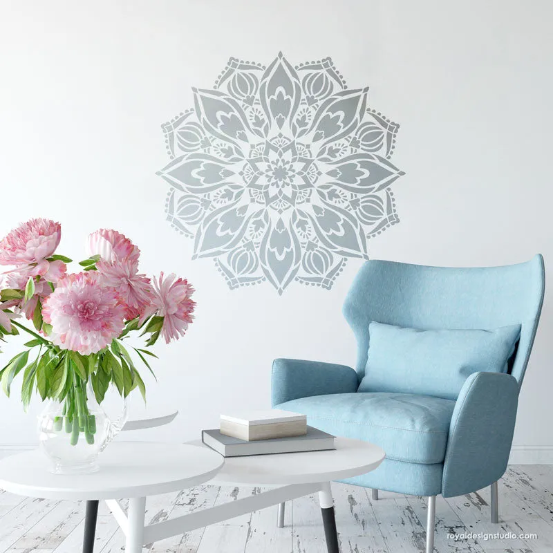 Bhakti Mandala Stencil