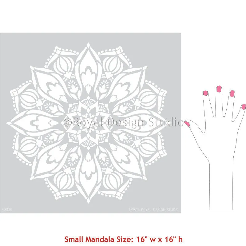 Bhakti Mandala Stencil