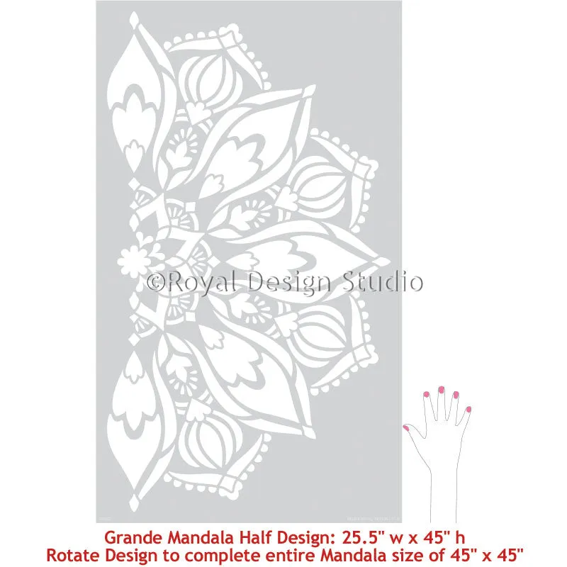 Bhakti Mandala Stencil