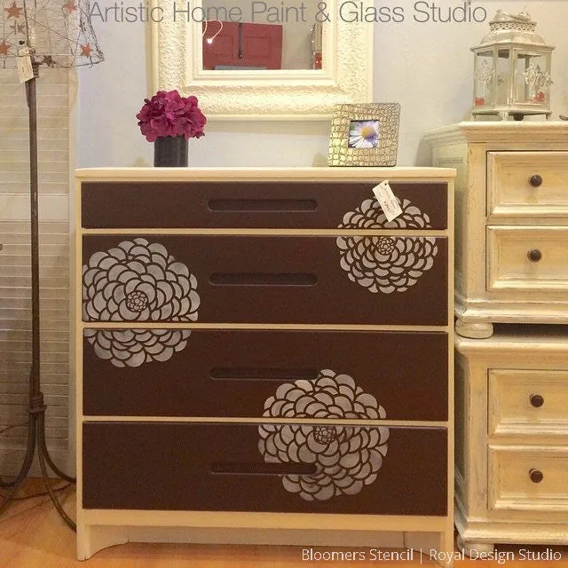 Bloomers Furniture Stencil Set