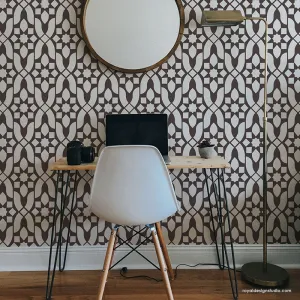 Blythe Trellis Wall Stencil