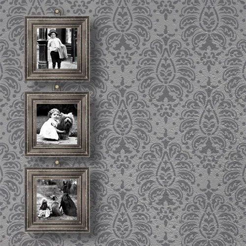 Bombay Paisley Damask Wall Stencil