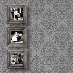 Bombay Paisley Damask Wall Stencil