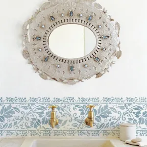 Brocade Border Stencil