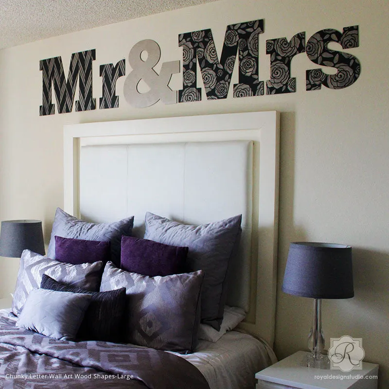 Broken Braid Herringbone Raven   Lily Wall Stencil