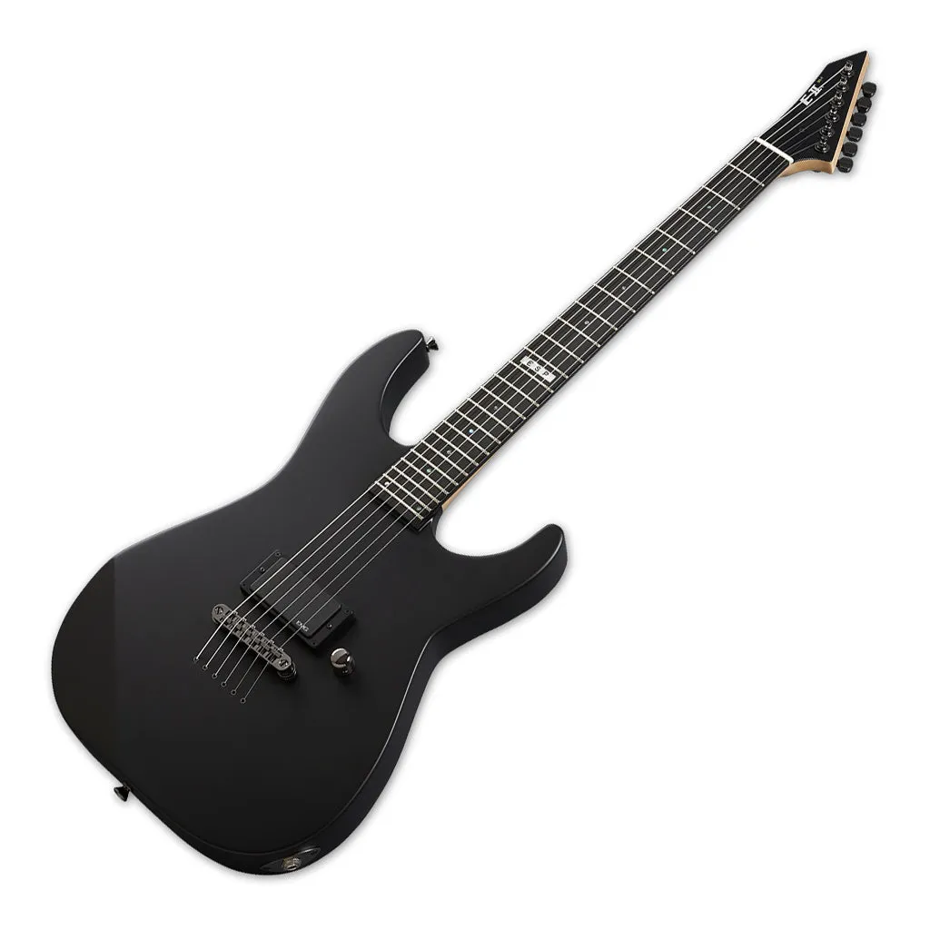 **BSTOCK** ESP E-II M-I Neck Thru NT - Black Satin