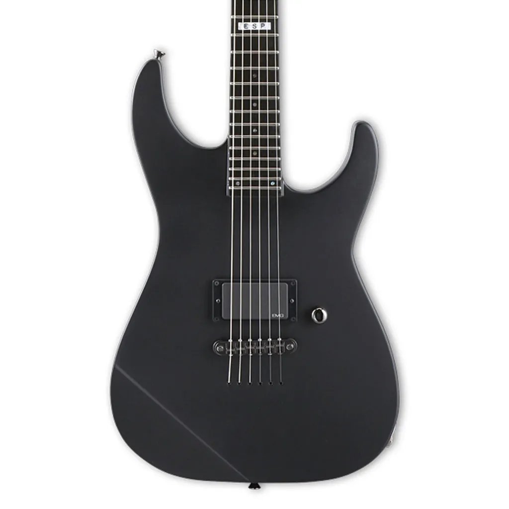 **BSTOCK** ESP E-II M-I Neck Thru NT - Black Satin