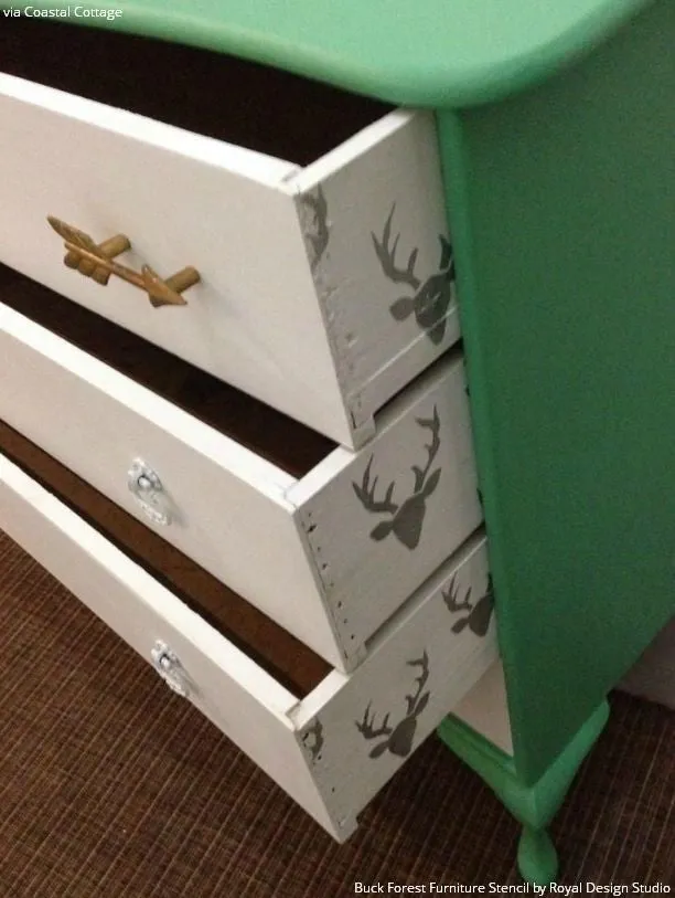 Buck Forest Bonnie Christine Furniture Stencil