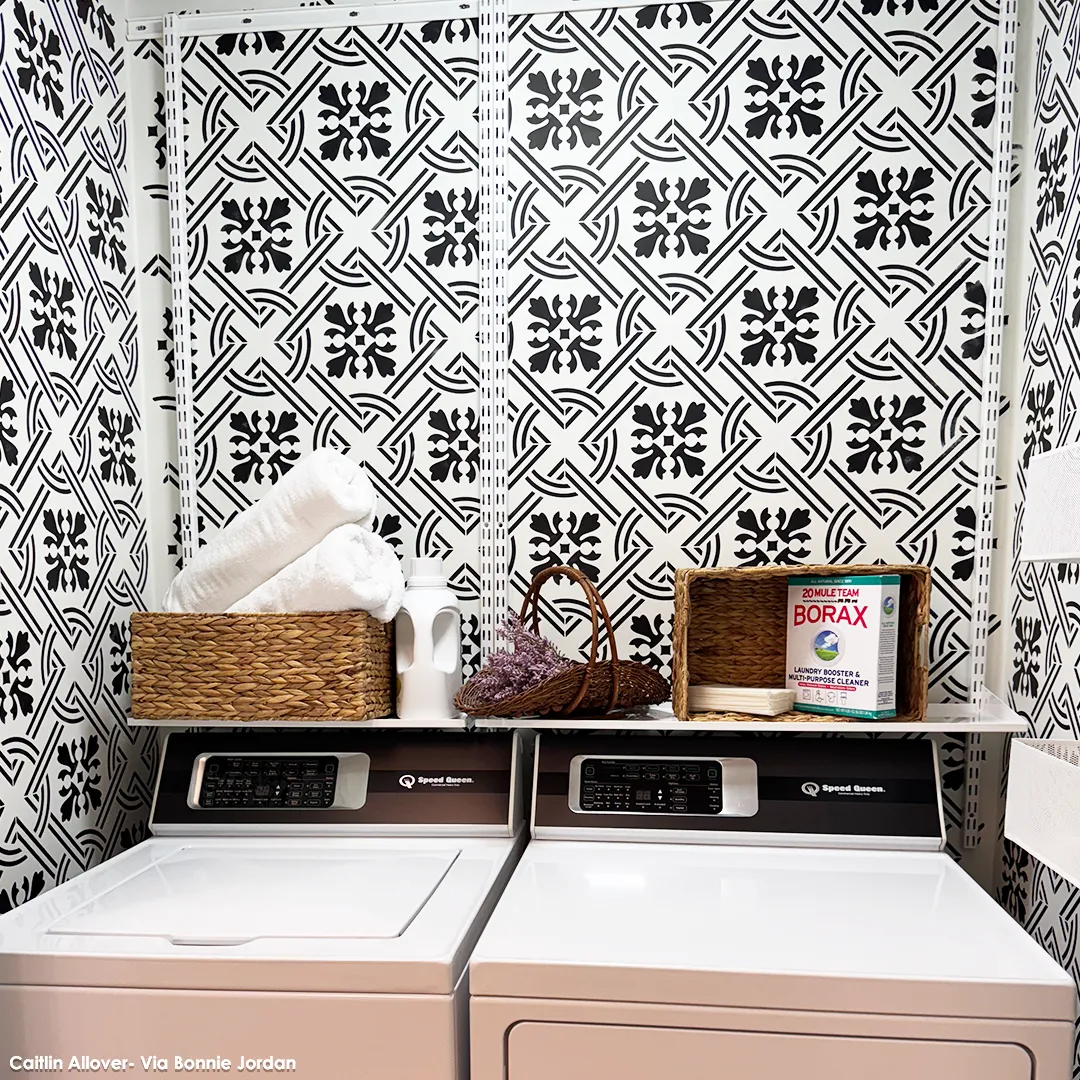 Caitlin Allover Tile Stencil