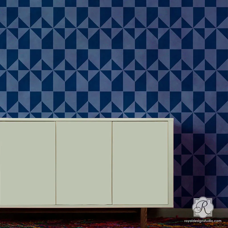 Calypso Tiles Allover Stencil