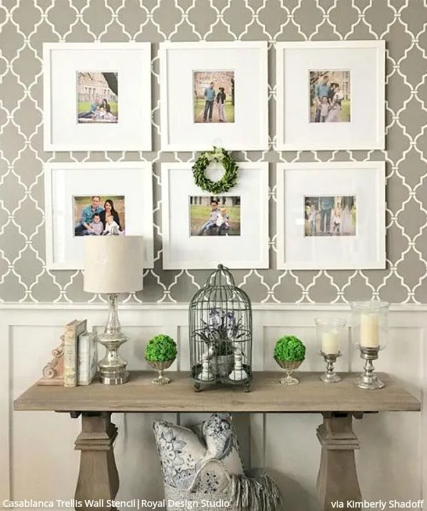 Casablanca Trellis Moroccan Stencil
