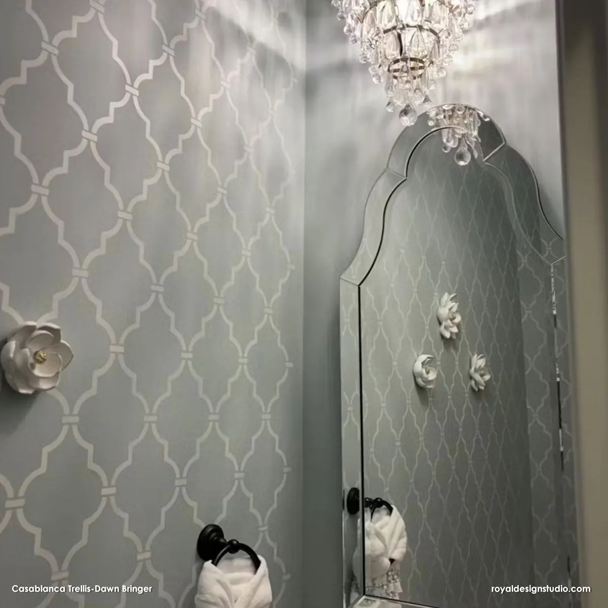 Casablanca Trellis Moroccan Stencil