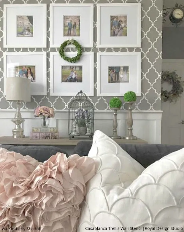 Casablanca Trellis Moroccan Stencil