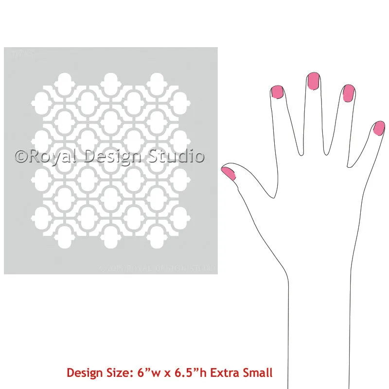 Casbah Trellis Moroccan Craft Stencil