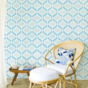 Casbah Trellis Moroccan Wall Stencil
