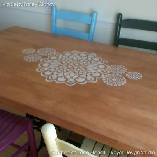 Catherine Lace Doily Stencil