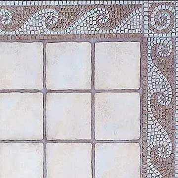 Ceramic Tiles Trompe L'oeil Stencil