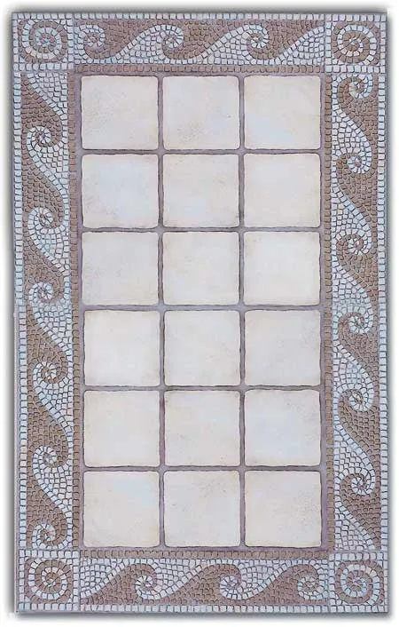 Ceramic Tiles Trompe L'oeil Stencil