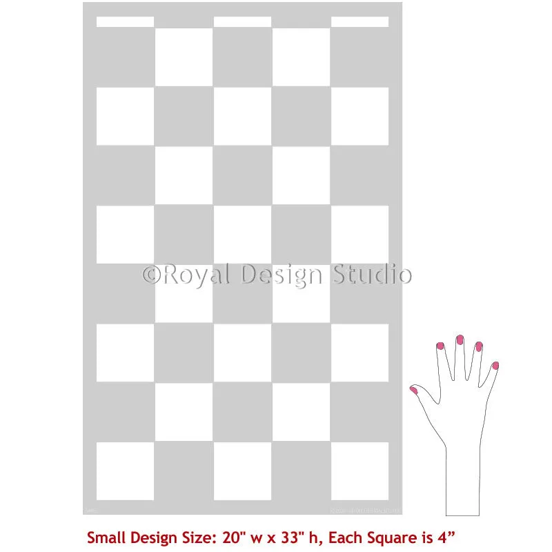 Check It Out Tile Stencil