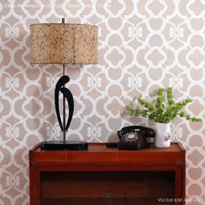 Chez Ali Moroccan Wall Stencil