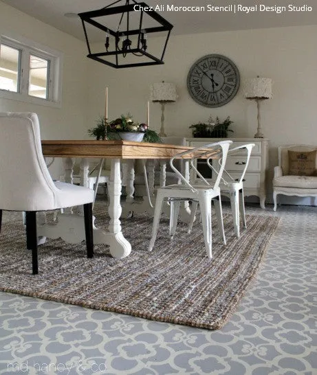 Chez Ali Moroccan Wall Stencil