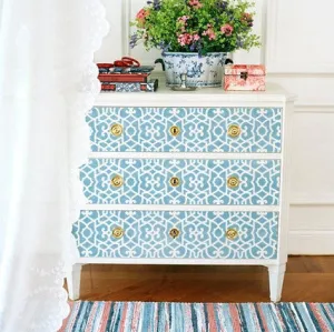 Chez Sheik Moroccan Furniture Stencil