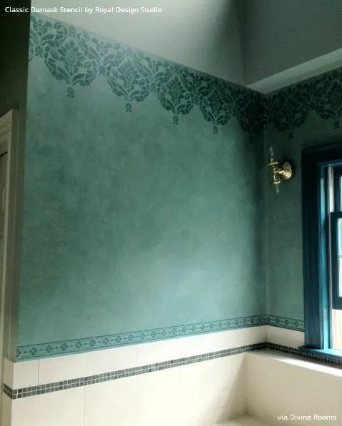Classic Damask Stencil