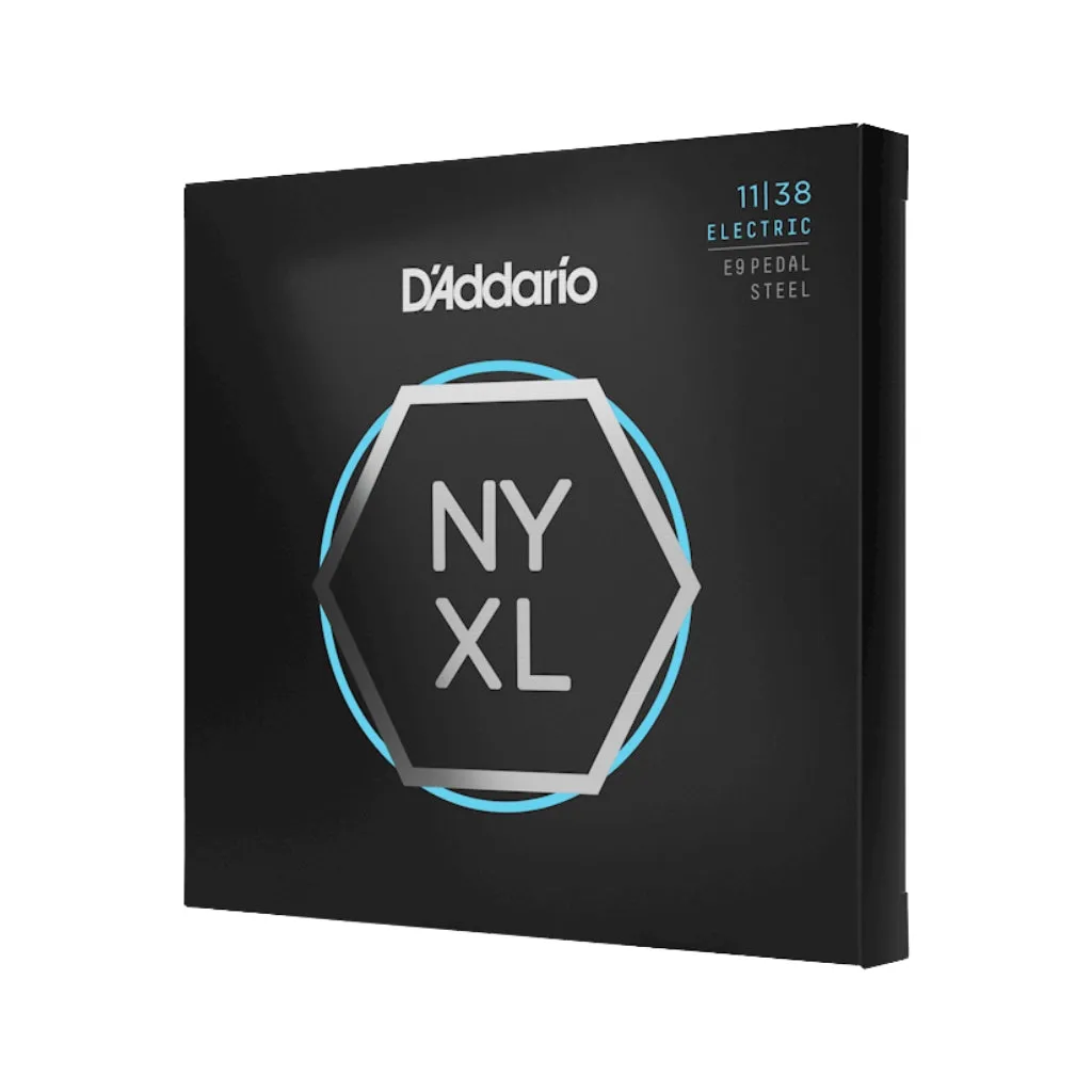 D'Addario NYXL1138PS NYXL Nickel Wound Electric Guitar Strings for E9th Pedal Steel -.011-.038 Regular Light