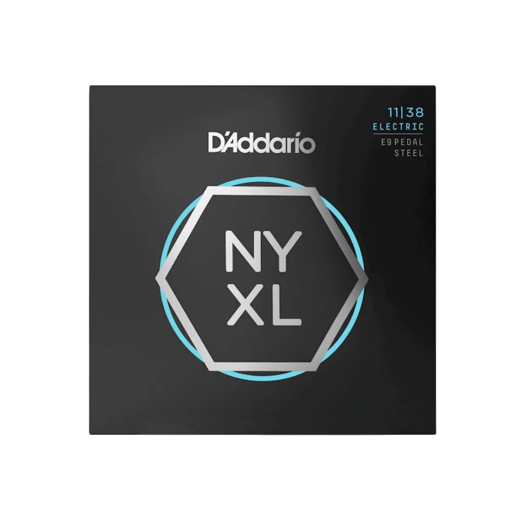 D'Addario NYXL1138PS NYXL Nickel Wound Electric Guitar Strings for E9th Pedal Steel -.011-.038 Regular Light