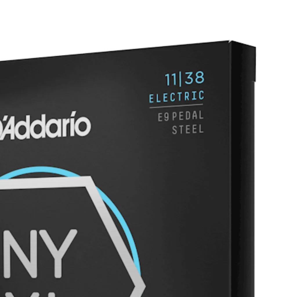 D'Addario NYXL1138PS NYXL Nickel Wound Electric Guitar Strings for E9th Pedal Steel -.011-.038 Regular Light
