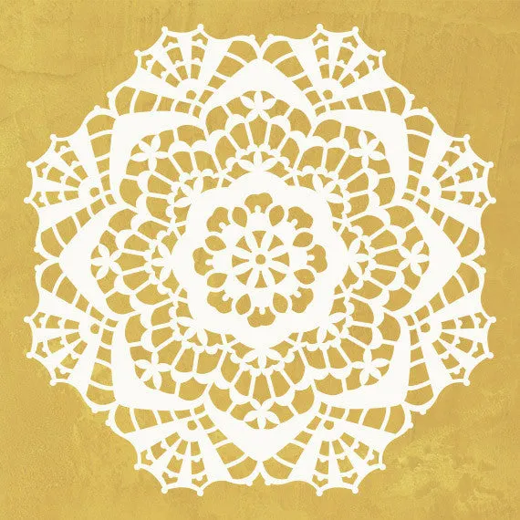 Diana Lace Doily Stencil