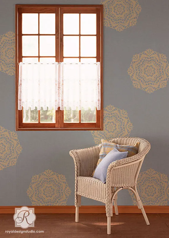 Diana Lace Doily Stencil
